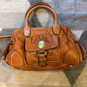 Mar Jacobs leather shoulder bag - Camel